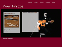 Tablet Screenshot of peer-fritze.de
